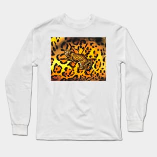 Ounce Jaguar and the colored coat Long Sleeve T-Shirt